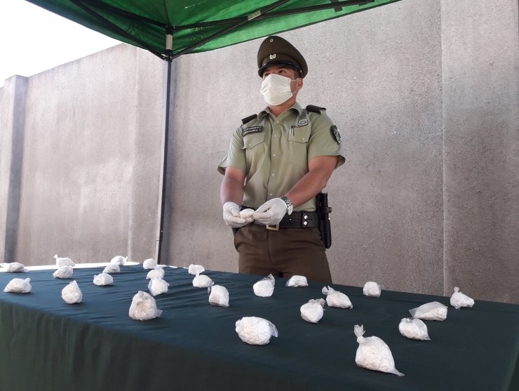 Chillán: Más de 10 mil dosis de pasta base son incautadas desde acopio de drogas