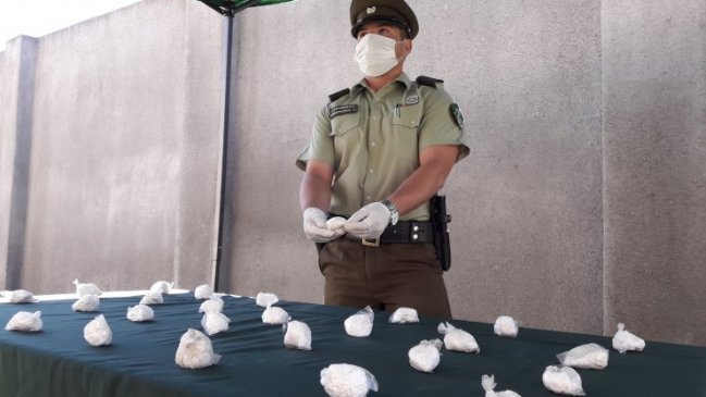 Chillán: Más de 10 mil dosis de pasta base son incautadas desde acopio de drogas