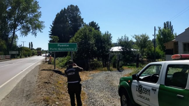 Millonario robo con intimidación se registró en sector rural de la comuna de Los Lagos