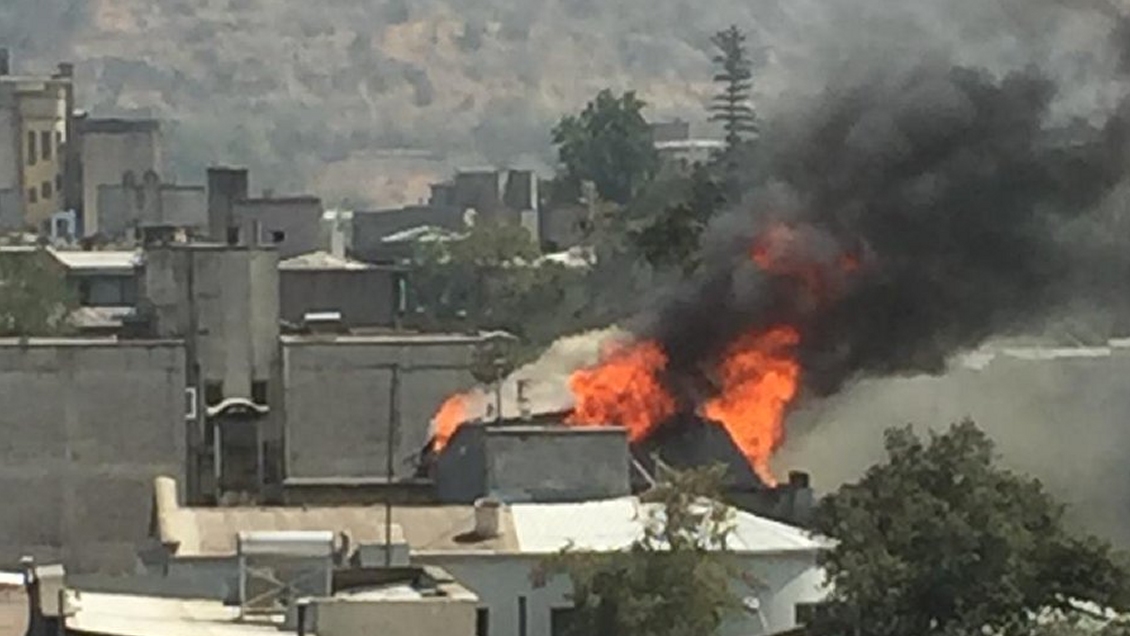 Incendio destruyó inmueble de María del Pilar Pérez en Providencia