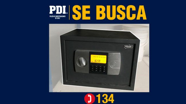 Robaron caja fuerte con envases de cianuro