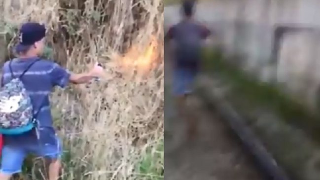 Padre de joven formalizado por incendio en Coronel: 