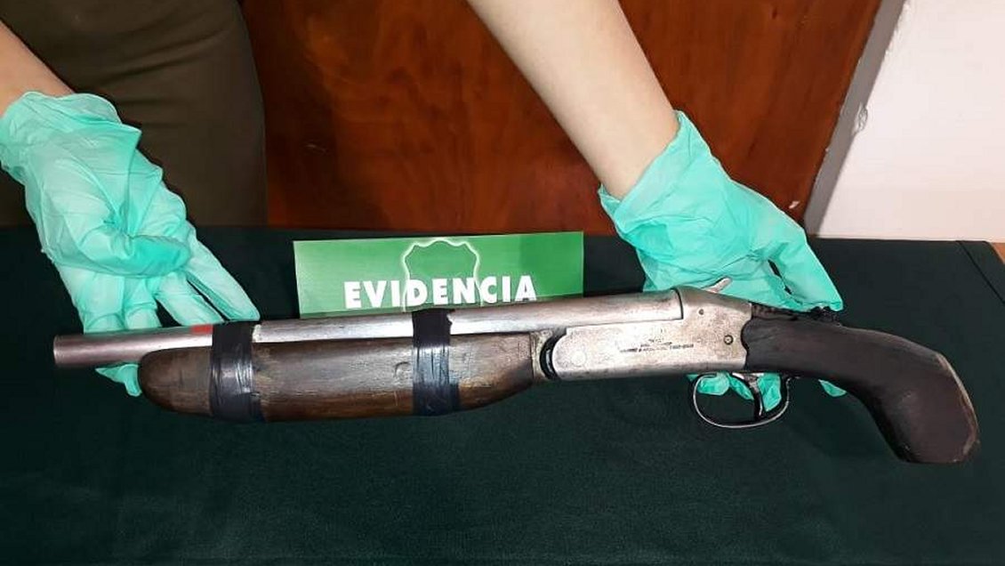 Prisión preventiva para hombre en silla de ruedas que portaba escopeta en La Legua