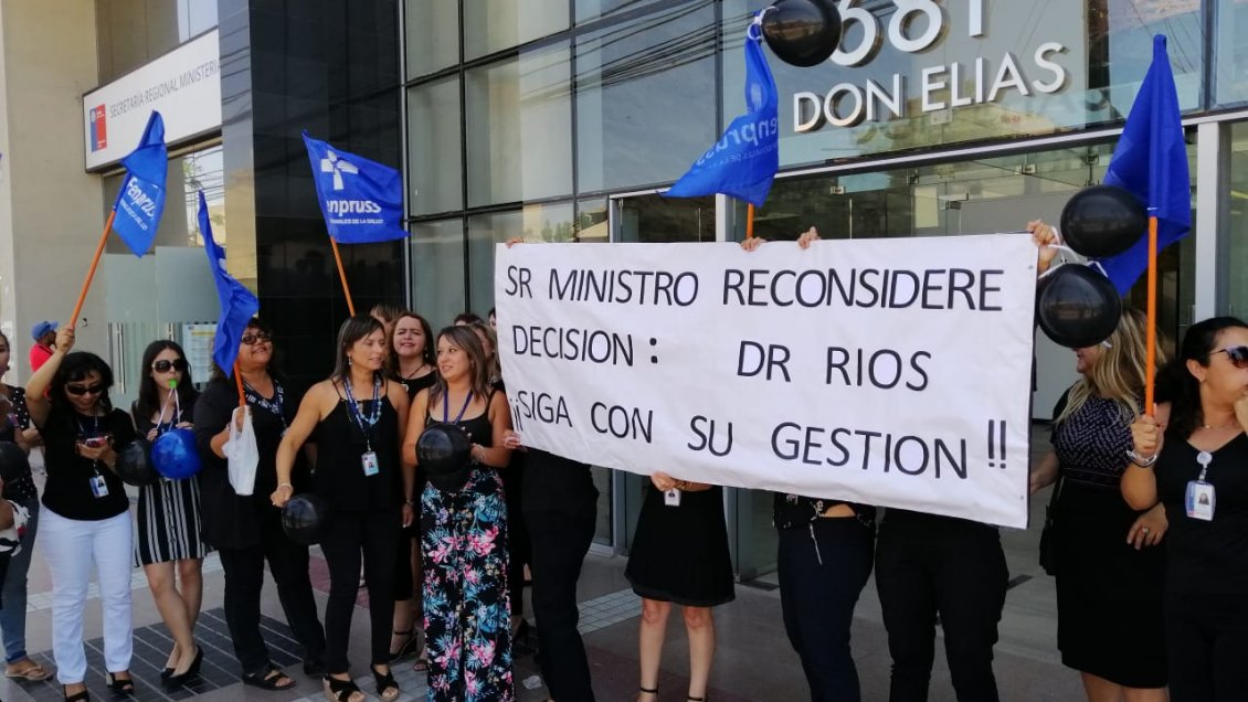Destitución del director del Servicio de Salud de Atacama desata manifestaciones