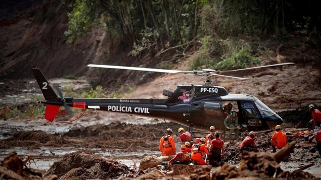 Aumenta a 169 el número de víctimas fatales por rotura de represa en Brasil