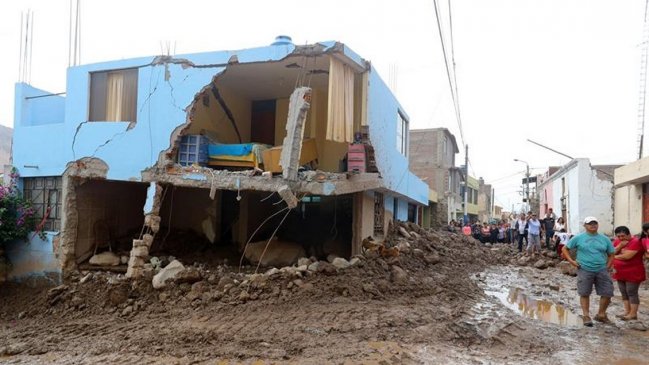 Fuertes lluvias han dejado al menos 31 personas fallecidas en el sur de Perú