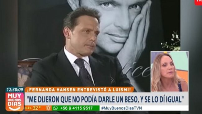 Fernanda Hansen se defendió de quienes la acusan de forzar un beso con Luis Miguel