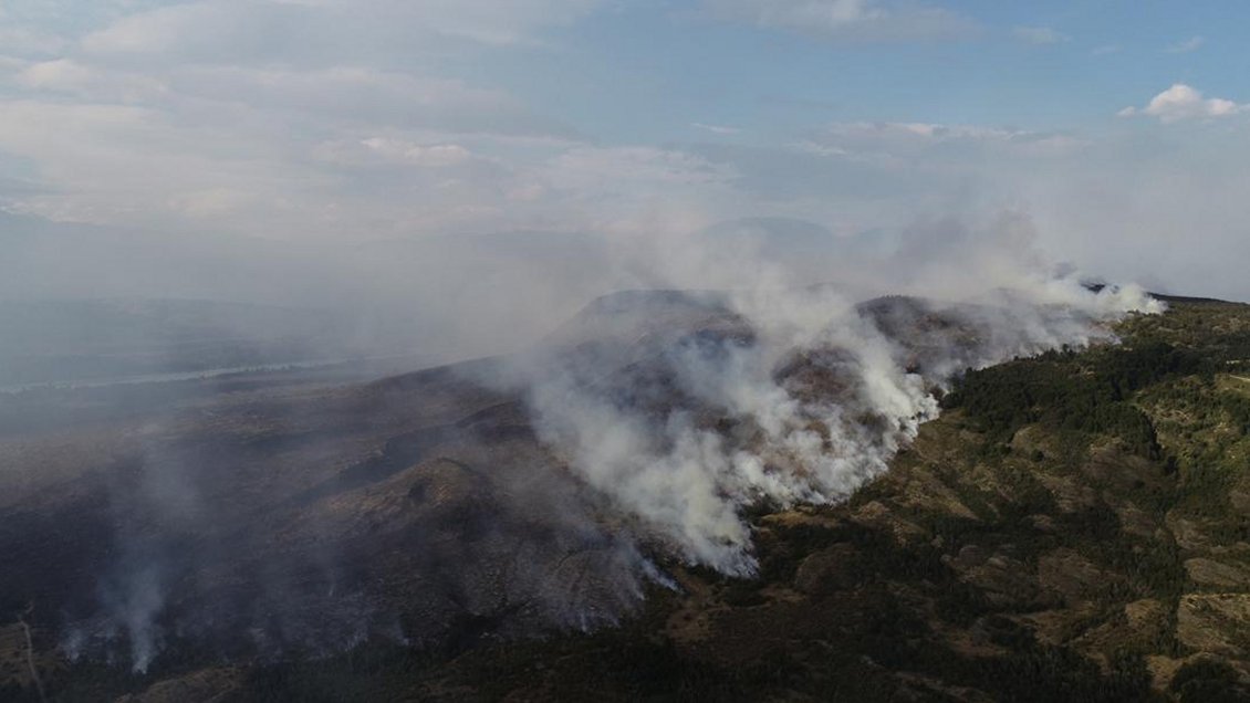 Detienen a dos adolescentes por encender pastizales en Coyhaique
