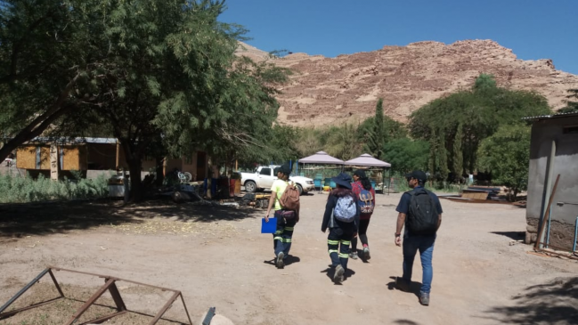 Salud reúne información epidemiológica en San Pedro de Atacama tras emergencia climática