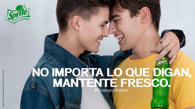 Sprite lanzó campaña para combatir a los haters con amor y buena onda