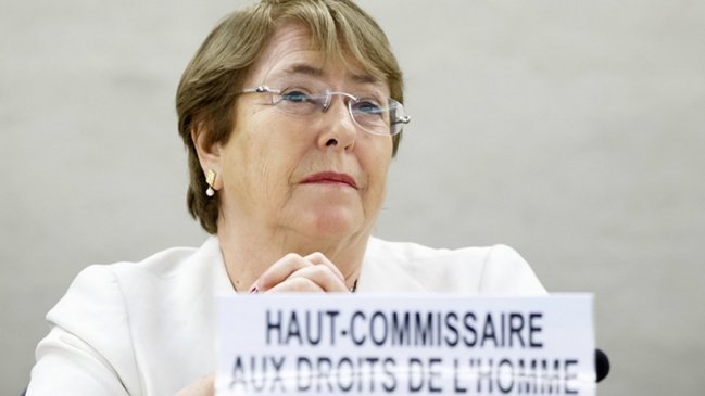 Bachelet condenó 