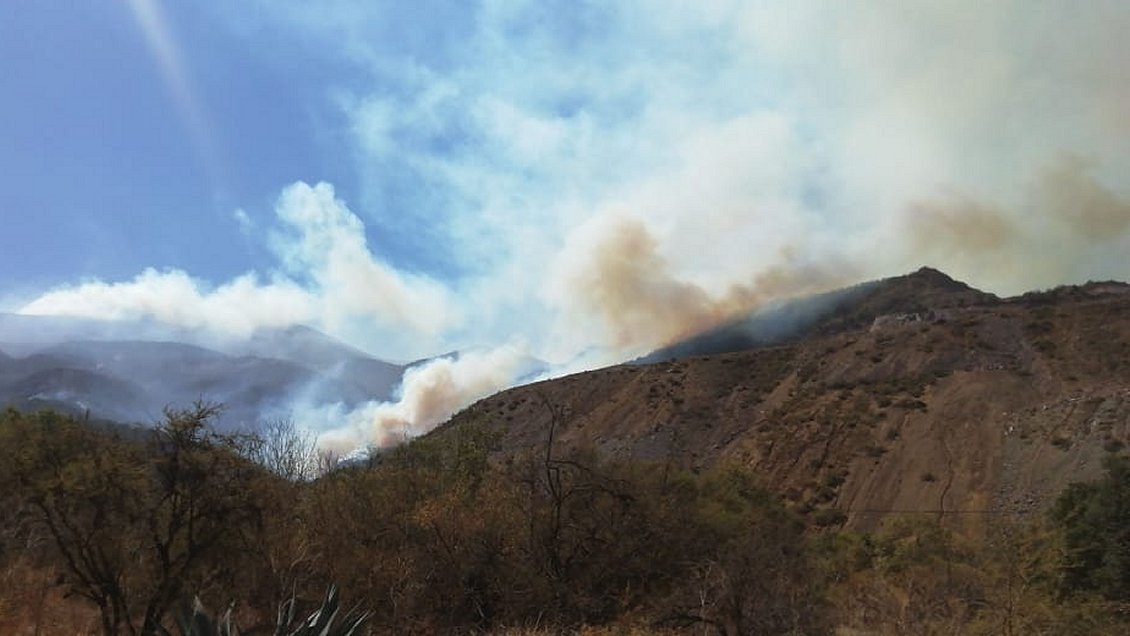 Alerta roja en Pudahuel y Curacaví por incendio forestal