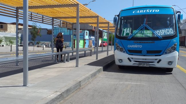 Habilitan nuevo paradero para quienes se trasladen desde Iquique a Alto Hospicio