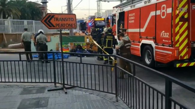 Carabinero murió tras chocar su moto contra bus del Transantiago
