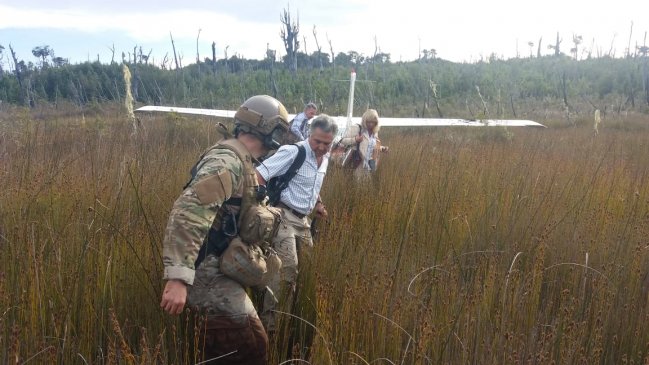 Avioneta cayó con cinco tripulantes a bordo en Hualaihué