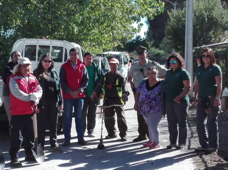 Amplio despliegue comunitario para prevenir incendios forestales realizan en Bulnes