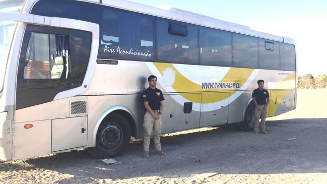 Recuperan en Pica bus que había sido robado desde Antofagasta