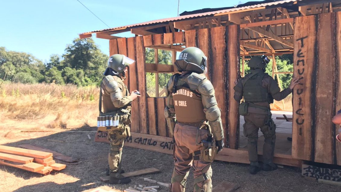 En libertad quedaron los comuneros mapuches detenidos en toma de un predio en Ercilla