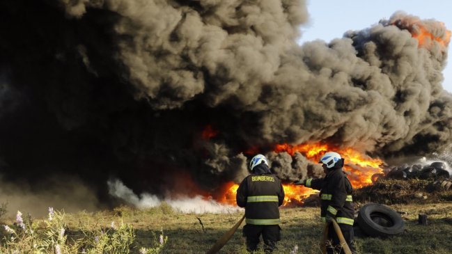 Talcahuano: Empresa de acopio de neumáticos arriesga prohibición de funcionamiento