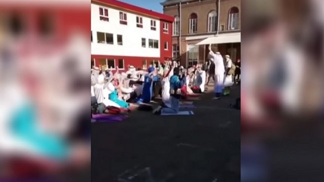 Polémica en Bélgica por video de niños disfrazados de musulmanes con explosivos