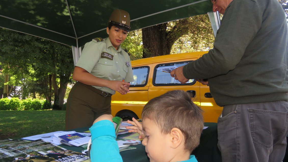 Maule: Carabineros realizó campaña preventiva de utilización del transporte escolar