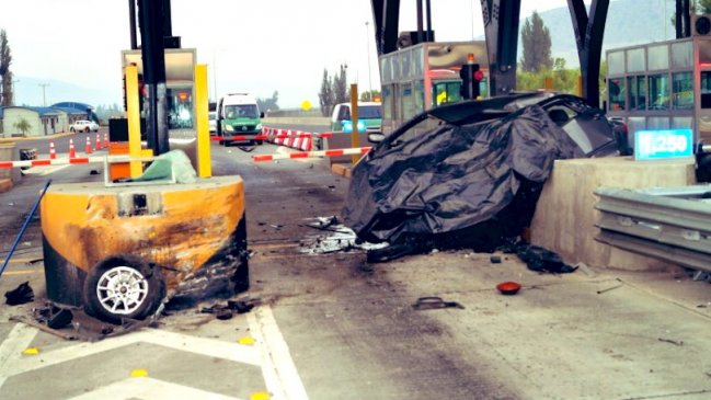 Una víctima fatal dejó accidente en plaza de peaje de Panquehue