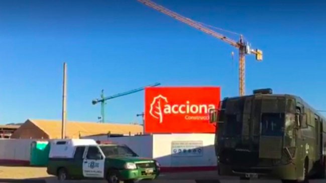 Trabajadores despedidos paralizan obras de nueva cárcel de Talca