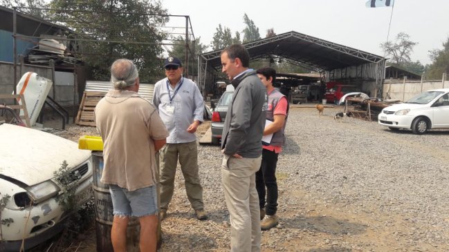 Inician sumarios sanitarios en contra de dos talleres mecánicos y de pintura en Rancagua