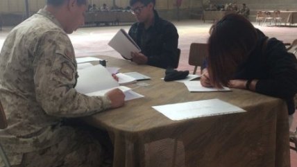  Proceso de selección militar en Calama  