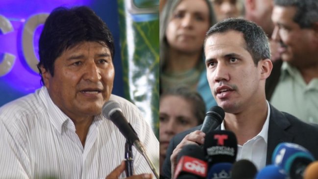 Evo Morales comparó a Juan Guaidó con un 
