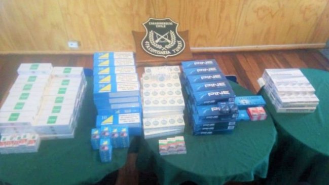 Dueño de supermercado fue detenido por contrabando de cigarrillos en Yungay