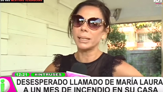 El lamento de María Laura Donoso tras incendio en su casa: 