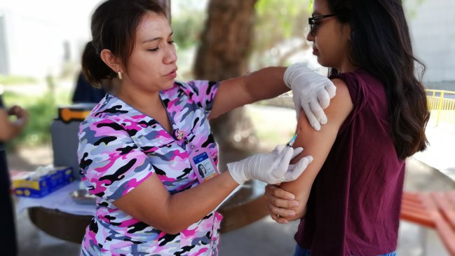 Más de 9.000 jóvenes han sido vacunados contra el sarampión en la comuna de Arica