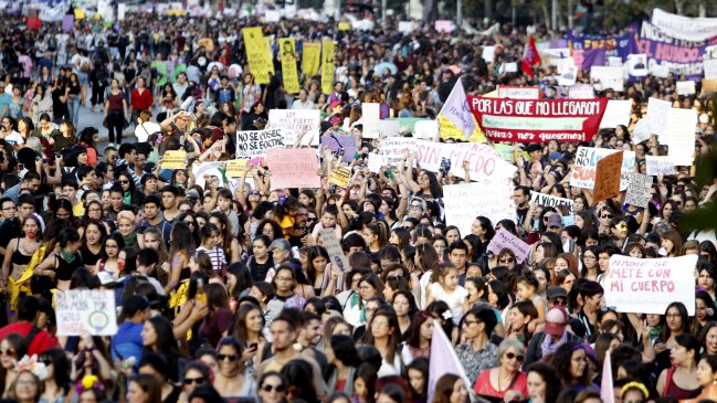 8M en Santiago: La marcha 