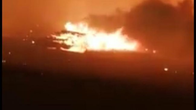 Ataque incendiario dejó dos máquinas forestales quemadas y dos heridos cerca de Temuco