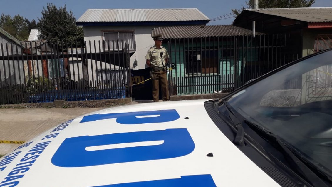 Coronel: PDI investigan homicidio con arma de fuego en sector de Villa Mora