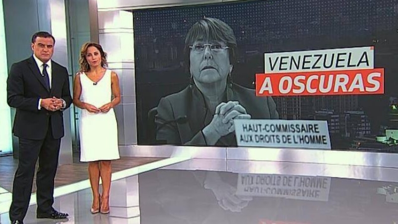Canal 13 aclaró uso de imagen de Bachelet en apagón en Venezuela: 
