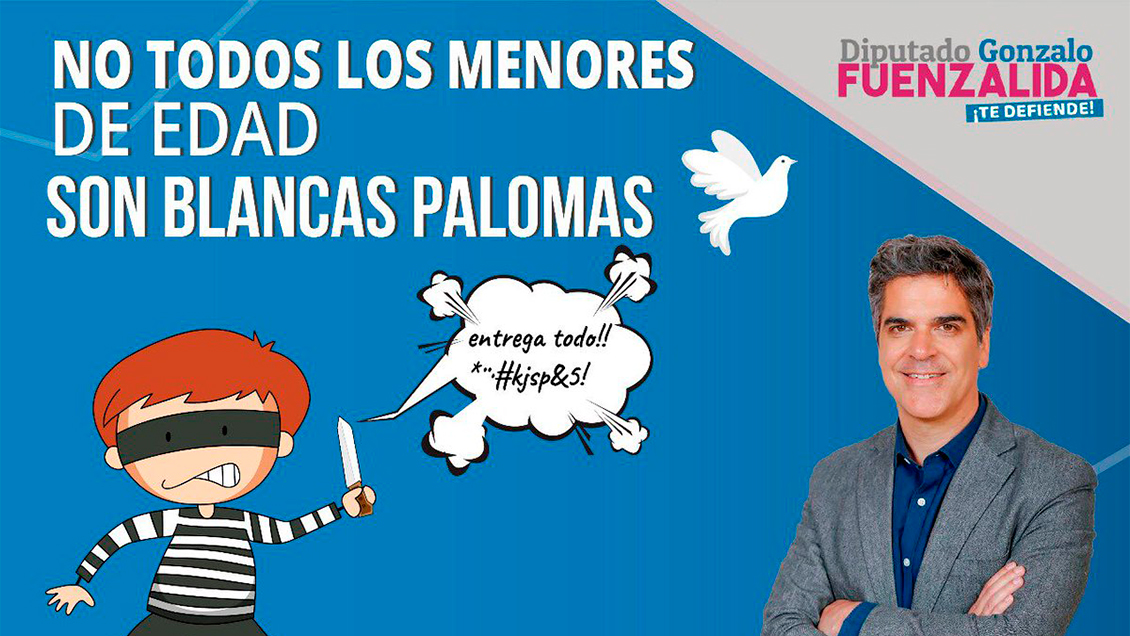 Críticas a diputado Fuenzalida por afiche 