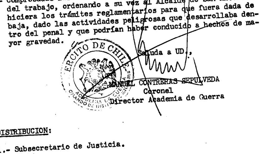 Las comunicaciones secretas que muestran las presiones de la DINA a la Corte Suprema