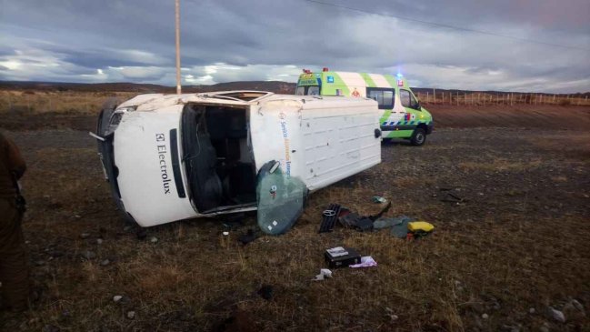 Accidente de tránsito en Laguna Blanca dejó dos personas heridas