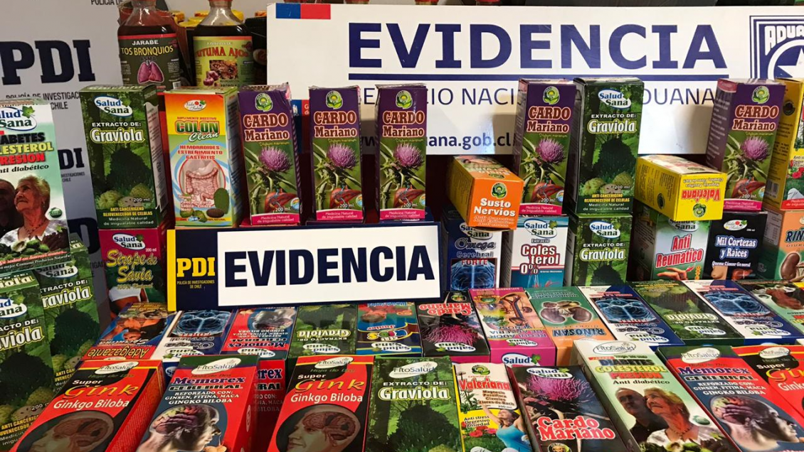 PDI incautó cerca de 3.000 productos de medicina natural sin documentación en Punta Arenas