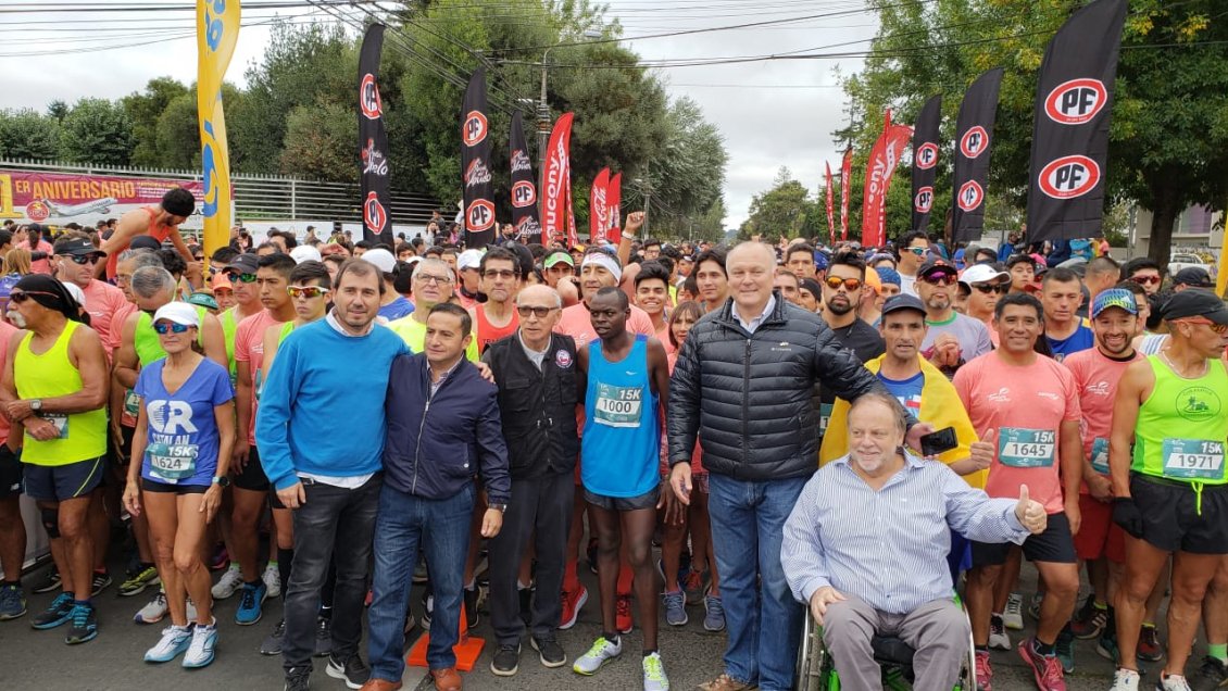 Keniata Nicholas Chelimo se coronó campeón del Maratón Internacional Temuco Araucanía 2019