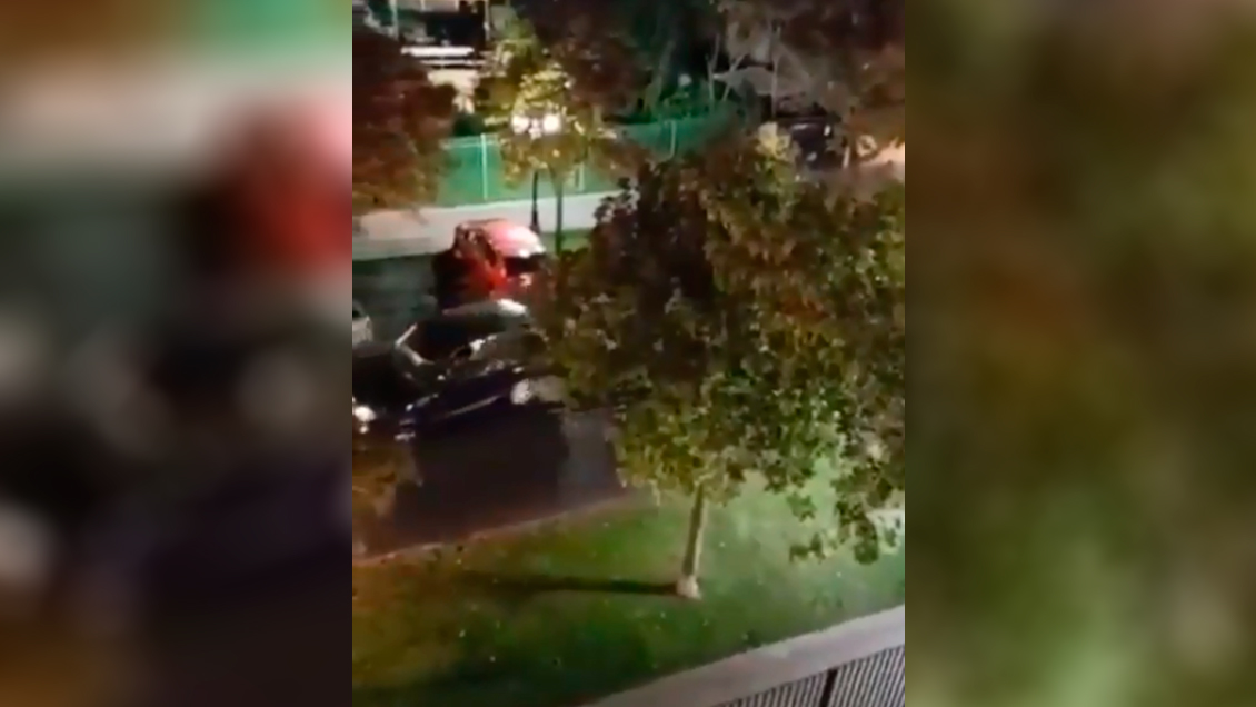 Delincuentes armados protagonizaron violento portonazo en Providencia