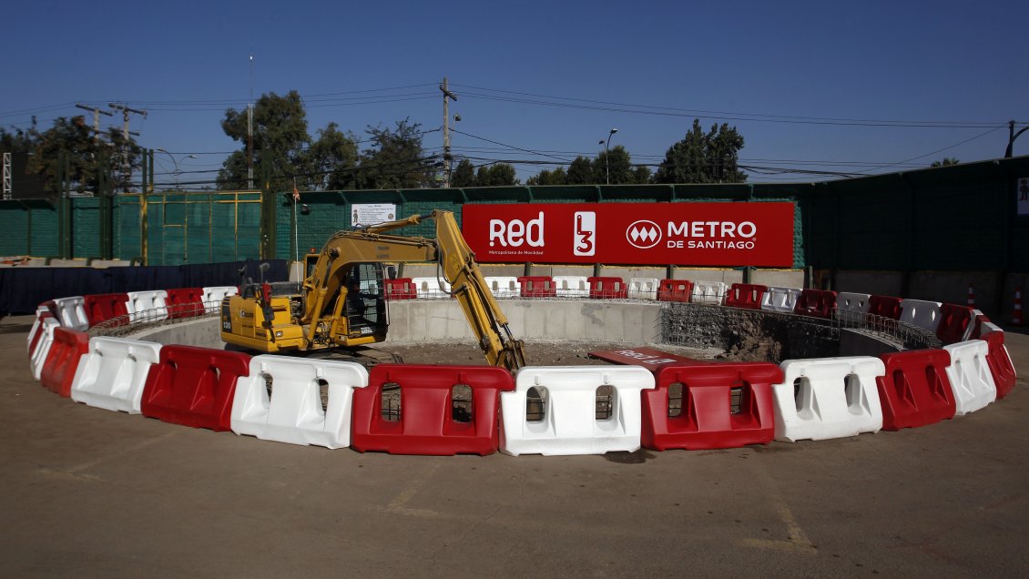 Metro inició ampliación de la Línea 3 hacia Plaza de Quilicura