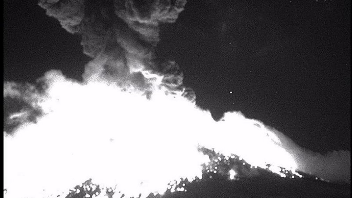 Volcán Popocatépetl registró fuerte explosión en el centro de México
