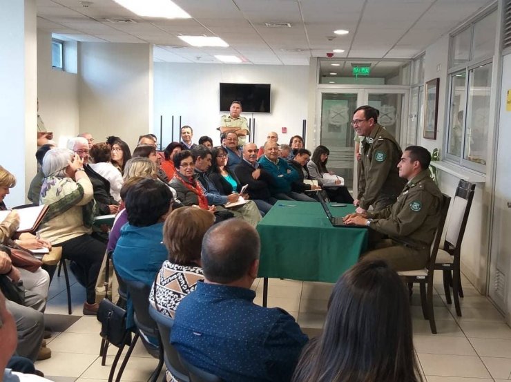 Chillán: Carabineros y dirigentes sociales potencian trabajo colaborativo en seguridad pública