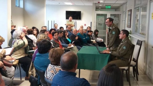 Chillán: Carabineros y dirigentes sociales potencian trabajo colaborativo en seguridad pública