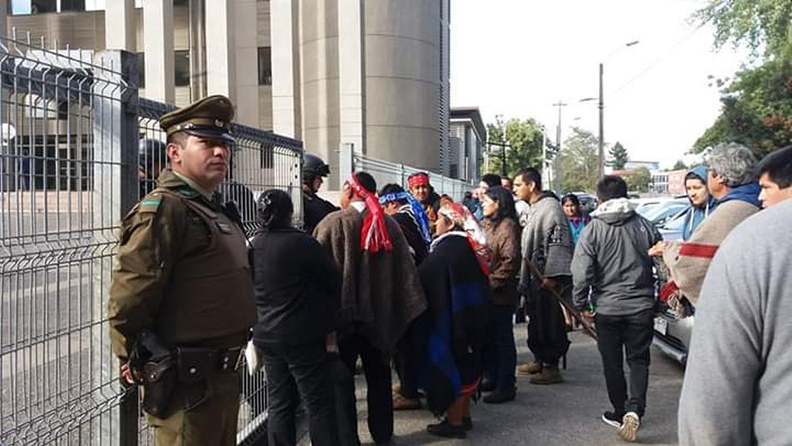 Temuco: 20 comuneros detenidos en marcha pasaron a control de detención