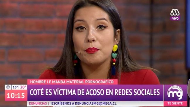 María José Quintanilla reveló que hombre la acosa con fotos íntimas