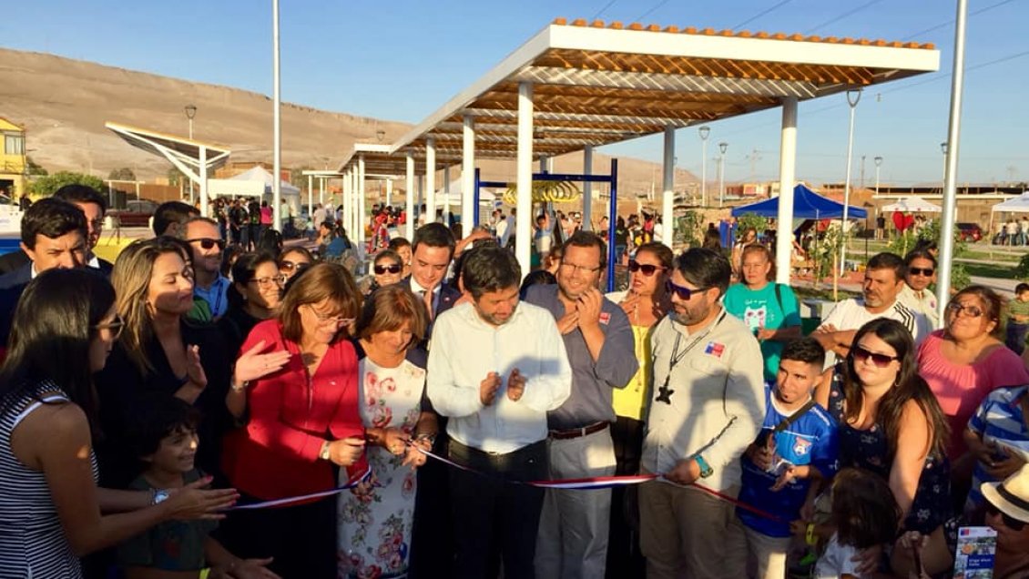 Vecinos de Arica celebraron apertura del Parque Paseo Las Brisas